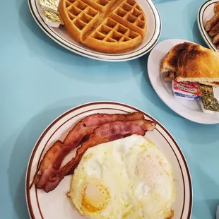 Belgium waffle special