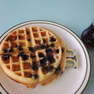 Blueberry waffle