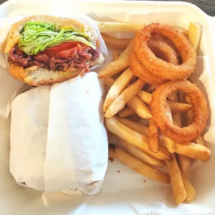 Simple pastrami sandwich - good