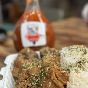Furikake chicken and rice