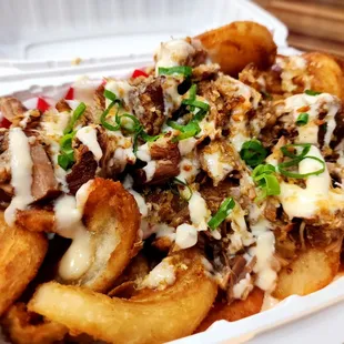 Pork Belly Adobo Fries.