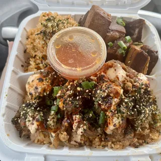 Spicy Garlic Furikake Chicken