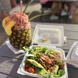 Pineapple smoothies!