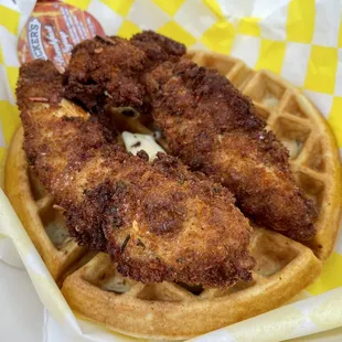 Chicken &amp; Waffles @ColumbusFoodDude