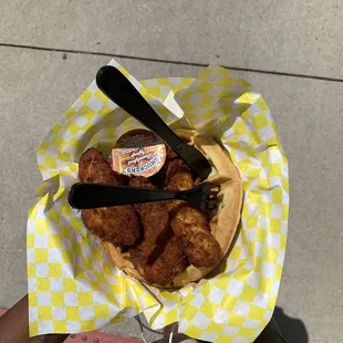 Chicken and Waffles $9