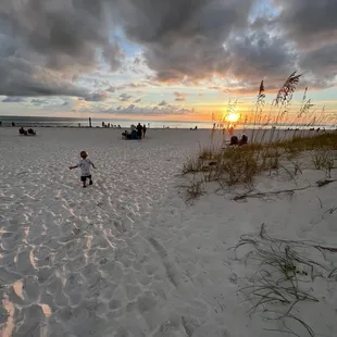 Pathway to beach from restaurant