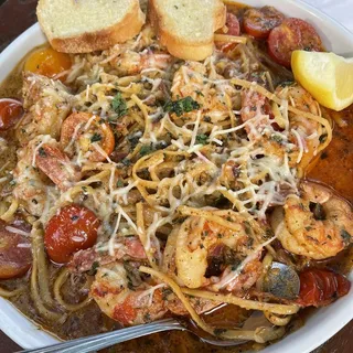 Drunken Shrimp Scampi