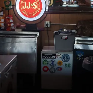 the inside of a restaurant