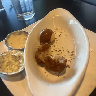 Ham croquettes and Pretzles. Went fast!