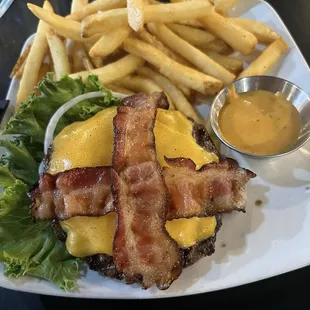 Barrel burger 3 types of ground meats  mmm good