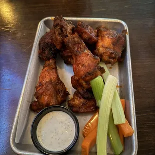 Garlic Buffalo Chicken Wings