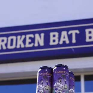 two cans of beer