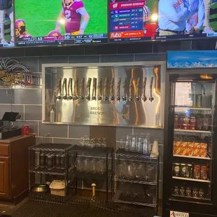 behind the bar taps