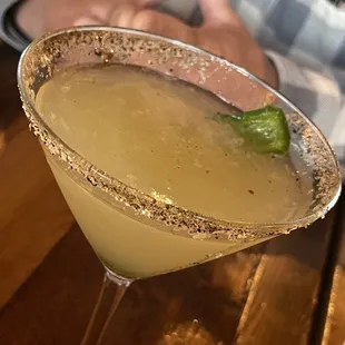 Jalapeno Martini, husband&apos;s fave