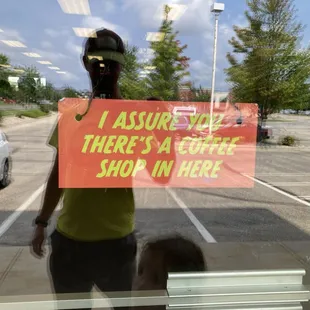 outside