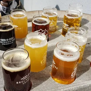 Look at ALL these beers :)
