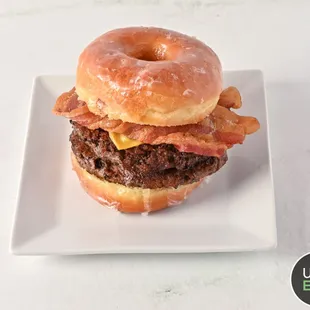 Donut burger