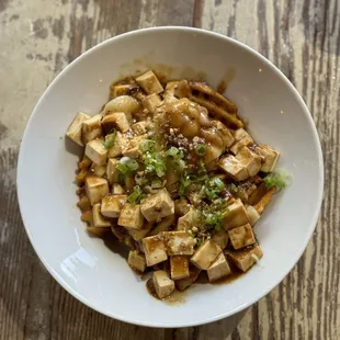 Ma po tofu waffle fries