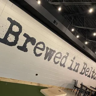 Lively atmosphere with bags boards inside.