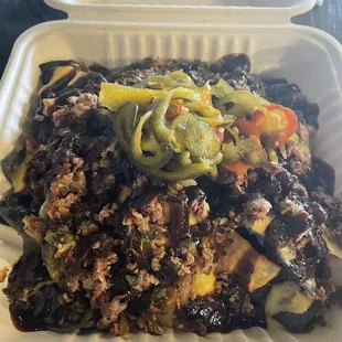Brisket nachos