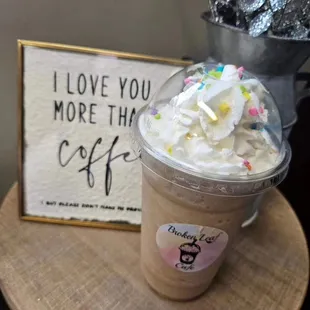 Birthday Cake Frappe