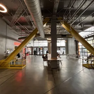 Food court sitting area