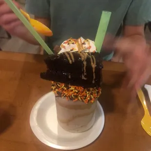 Closer look at the Reese's Milkshake. Yay!