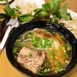 Beef rib soup