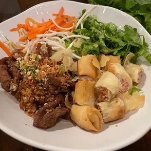 Grilled pork and egg roll Banh Hoi