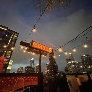 Cute little night view.