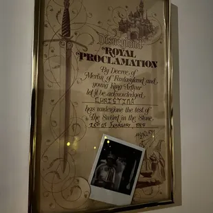 Decoration from decades ago