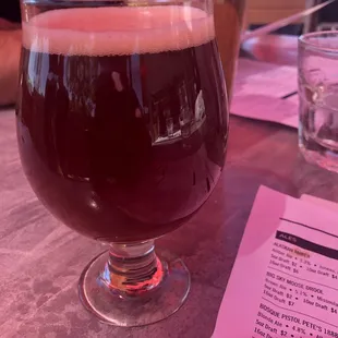 Ommegang Rosetta (fruity beer) very sour but my fave