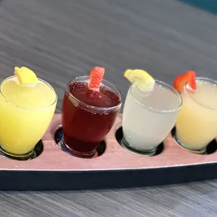 Mimosa Flight (pomegranate was the favorite)