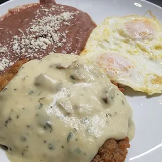 Chicken Fried Steak & Eggs