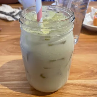 Iced Matcha Green Tea Latte
