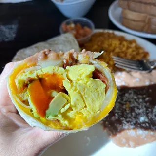 Cali Breakfast Burrito