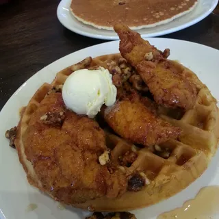 Chicken & Waffle Benedict