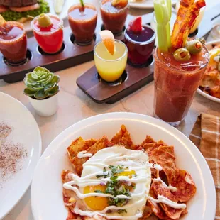 plates of food on a table