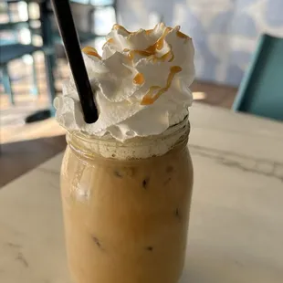 Iced Messy Caramel Latte