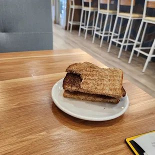 Cold toast with NO butter.