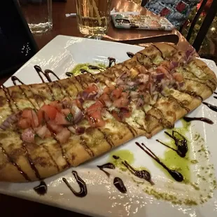 Bruschetta cheese bread