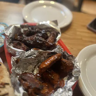 Bbq wing and Buffalo wings