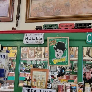 Sitting at the bar/counter. Almost asked for 2 cents plain!