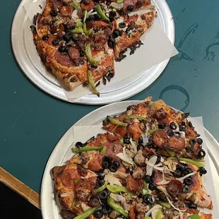 Hugeeeee pizza "slices"