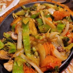Fajitas vegetarianas