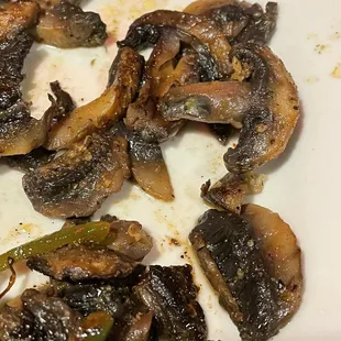 mushrooms were slimy and very old