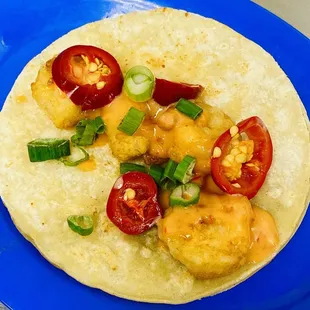 Bang bang shrimp taco