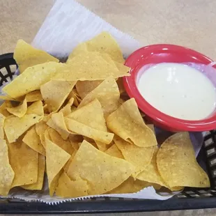 Queso and chips