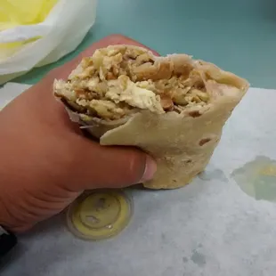 Breakfast burrito