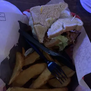 BLT with fries